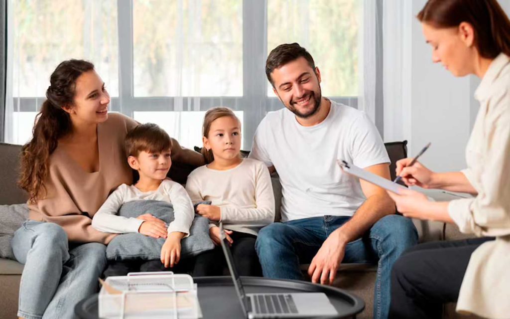 sesion en familia de constelaciones familiares