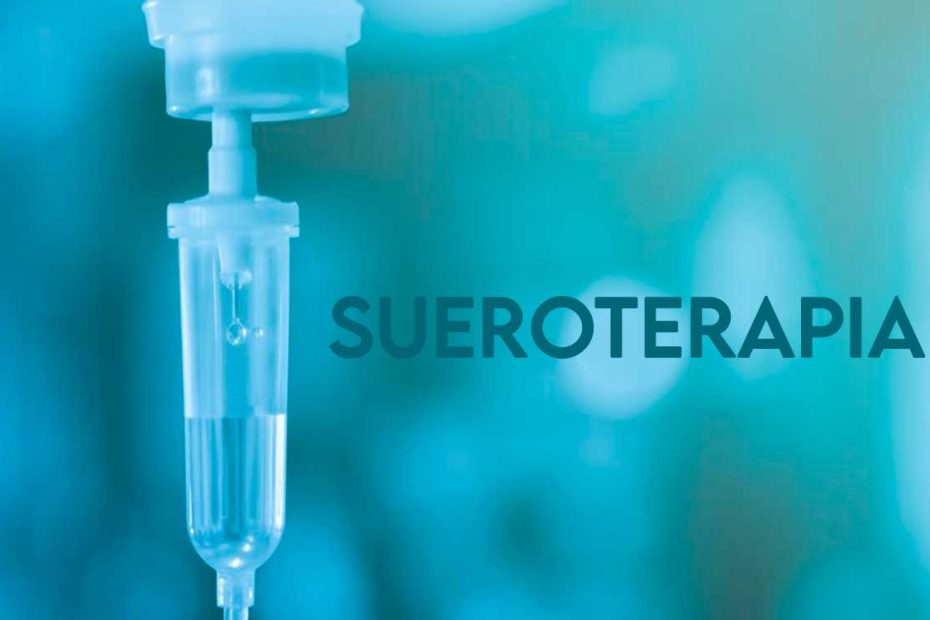 suero para aplicar sueroterapia intravenosa