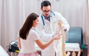 paciente en quiropractica